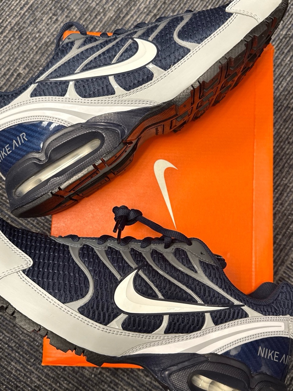 Nike Air Max Torch 4 Obsidian Wolf Gray Men's Air Running Sneakers
